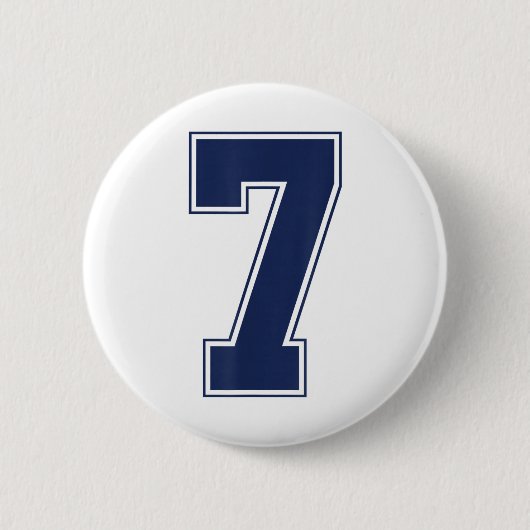 Nummer 7 6 Paar Kostüm Duo 67 Six Seven Meme Fu Button (Vorderseite)