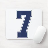 Nummer 7 6 Paarkostüm Duo 67 Sechs Sieben Meme Fu Mousepad (Mit Mouse)