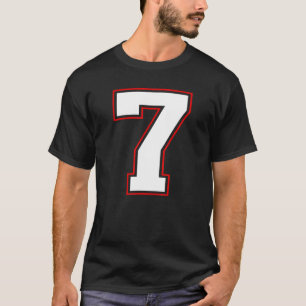 Nummer 7 des Geburtstagsportteams T-Shirt