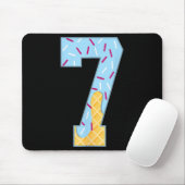 Nummer 7 Eis Drip 67 Meme Paar Halloween C Mousepad (Mit Mouse)
