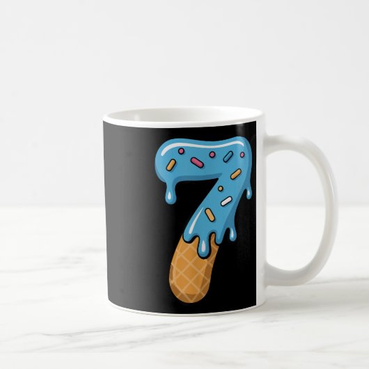 Nummer 7 Eis-Drip 67 Meme-Paar passend Ha Kaffeetasse (Rechts)