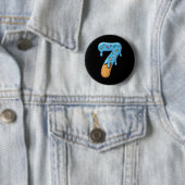 Nummer 7 Eis Drip 67 Meme Paare passende Haare Button (Beispiel)