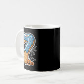 Nummer 7 Eiscreme Sieben Halloween Kürbismänner Fr Kaffeetasse (Vorderseite Links)