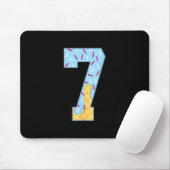Nummer 7 Eiscreme-Tropf 67 Meme-Paar Halloween C Mousepad (Mit Mouse)