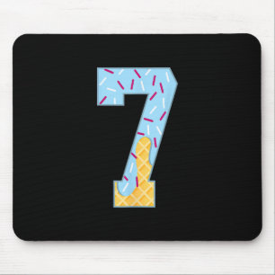 Nummer 7 Eiscreme-Tropf 67 Meme-Paar Halloween C Mousepad