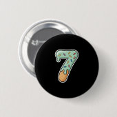 Nummer 7 Eiscreme tropft Sechs Sieben 67 Meme 7. G Button (Vorne & Hinten)
