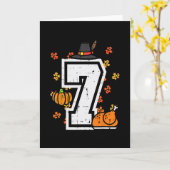 Nummer 7 Erntedankfest 6 7 passend 67 Meme Männer Karte (Gelbe Blume)