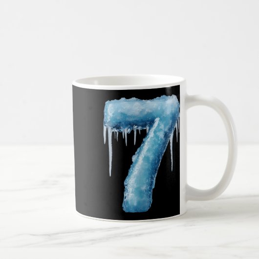 Nummer 7 Fire Ice Nummer Sechs Sieben Meme 67 Alph Kaffeetasse (Rechts)