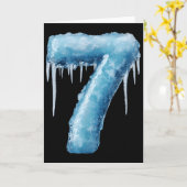 Nummer 7 Fire Ice Nummer Sechs Sieben Meme 67 Alph Karte (Gelbe Blume)