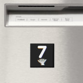 Nummer 7 Matching 67 Meme Halloween-Kostüm Männer  Magnet (In Situ (Geschirrspüler))
