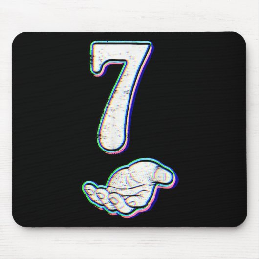 Nummer 7 Matching 67 Meme Halloween Kostüm Männer Mousepad (Vorne)