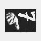 Nummer 7 Matching Duo 67 Meme Gen Alpha Slang Hall Fleecedecke (Vorderseite (Horizontal))
