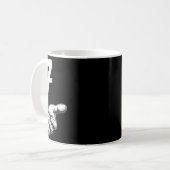 Nummer 7 Matching Duo 67 Meme Gen Alpha Slang Hall Kaffeetasse (Vorderseite Links)