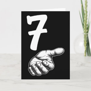 Nummer 7 Matching Duo 67 Meme Gen Alpha Slang Hall Karte