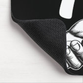 Nummer 7 Matching Duo 67 Meme Gen Alpha Slang Hall Mousepad (Ecke)