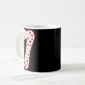 Nummer 7 Paarkostüm Duo 67 Meme Six Seven Vale Kaffeetasse (Vorderseite Links)