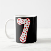Nummer 7 Paarkostüm Duo 67 Meme Six Seven Vale Kaffeetasse (Links)