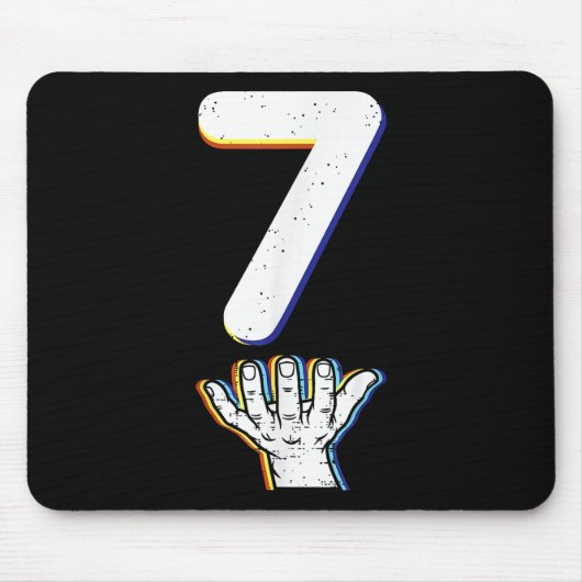 Nummer 7 passend 67 Meme Halloween Kostüm Männer F Mousepad (Vorne)