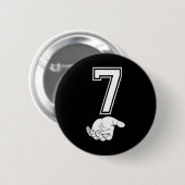 Nummer 7 passend 67 Meme Halloween-Kostüm Männer W Button (Vorne & Hinten)