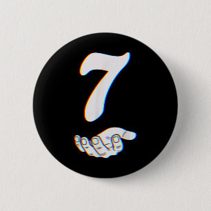 Nummer 7 Passend 67 Meme Halloween-Kostüm Männer W Button