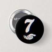 Nummer 7 Passend 67 Meme Halloween-Kostüm Männer W Button (Vorne & Hinten)