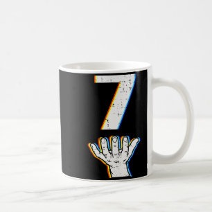 Nummer 7 passend 67 Meme Halloween-Kostüm Männer W Kaffeetasse