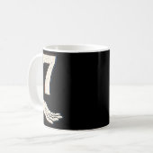 Nummer 7 passend 67 Meme Halloween-Kostüm Männer W Kaffeetasse (Vorderseite Links)