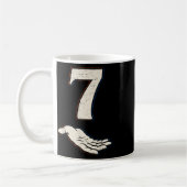 Nummer 7 passend 67 Meme Halloween-Kostüm Männer W Kaffeetasse (Links)