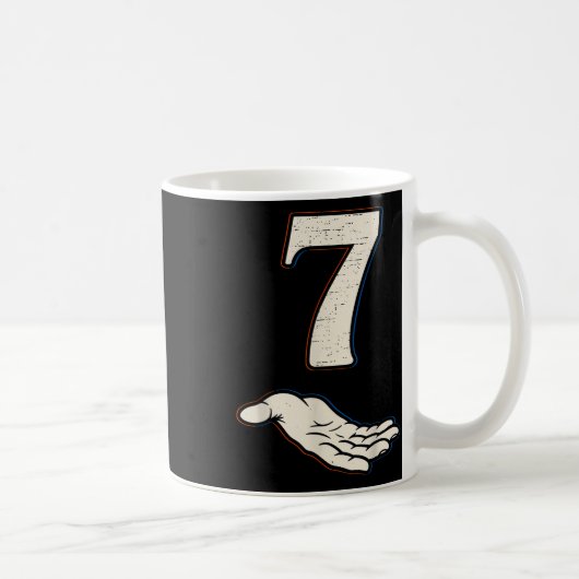 Nummer 7 passend 67 Meme Halloween-Kostüm Männer W Kaffeetasse (Rechts)