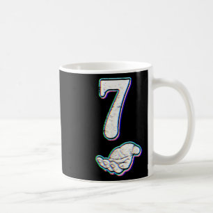 Nummer 7 passend 67 Meme Halloween-Kostüm Männer W Kaffeetasse