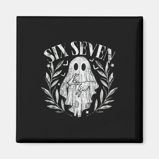 Nummer 7 passend 67 Meme Halloween-Kostüm Männer W Magnet (Vorne)