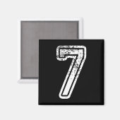 Nummer 7 passend 67 Meme Halloween Kostüm Männer W Magnet (Vorderseite/Rückseite)