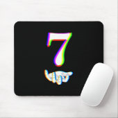 Nummer 7 passend 67 Meme Halloween-Kostüm Männer W Mousepad (Mit Mouse)
