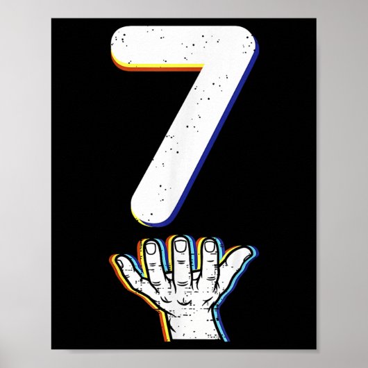 Nummer 7 passend 67 Meme Halloween Kostüm Männer W Poster (Vorne)