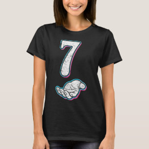 Nummer 7 passend 67 Meme Halloween Kostüm Männer W T-Shirt