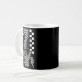 Nummer 7 passend 67 Meme kariertes Kostüm Kinder _ Kaffeetasse (Vorderseite Links)