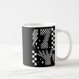 Nummer 7 passend 67 Meme kariertes Kostüm Kinder _ Kaffeetasse