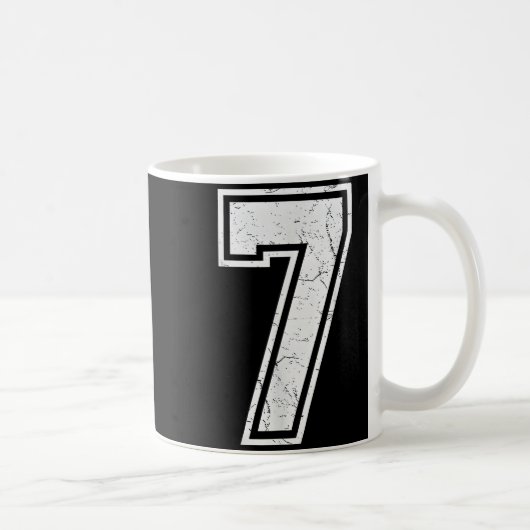Nummer 7 passend 67 Meme Kostüm Männer Frauen Kind Kaffeetasse (Rechts)