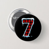 Nummer 7 passend 67 Meme Weihnachtskostüm Männer W Button (Vorne & Hinten)
