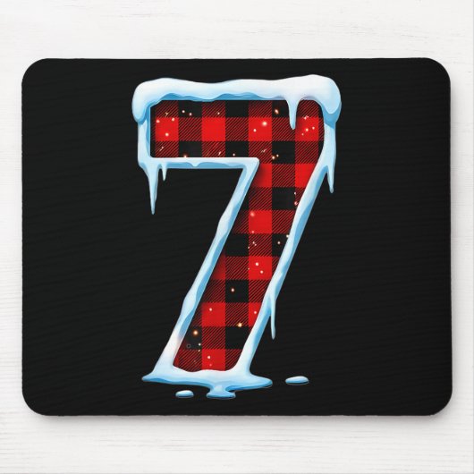 Nummer 7 passend 67 Meme Weihnachtskostüm Männer W Mousepad (Vorne)