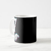 Nummer 7 passend zu 67 Meme Halloween Kostüm Männe Kaffeetasse (Vorderseite Links)