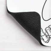 Nummer 7 passend zu 67 Meme Halloween-Kostüm Männe Mousepad (Ecke)