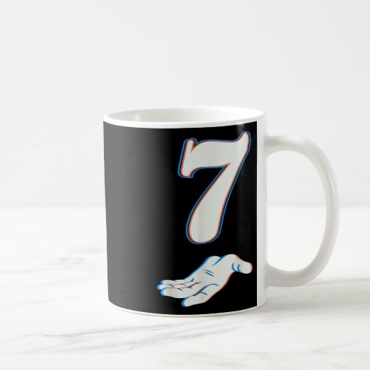 Nummer 7 passend zu 67 Six Seven Meme Paar Hallowe Kaffeetasse (Rechts)