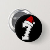 Nummer 7 passend zu Six Seven 6 7 Meme 6 7 Weihnac Button (Vorne & Hinten)