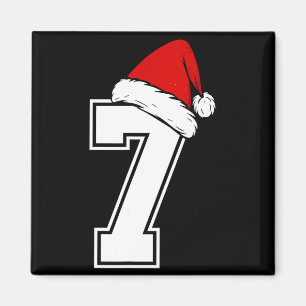 Nummer 7 passend zu Six Seven 6 7 Meme 6 7 Weihnac Magnet