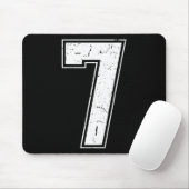 Nummer 7 passendes Kostüm 67 Meme Kostüm Kummer Mousepad (Mit Mouse)