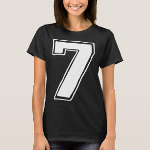 Nummer 7 Sechs Sieben 6 7 Meme 67 Lustig 7. Geburt T-Shirt