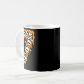 Nummer 7 Sechs Sieben 6 7 Meme Lustiges Design Paa Kaffeetasse (Vorderseite Links)