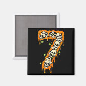 Nummer 7 Sechs Sieben 6 7 Meme Lustiges Design Paa Magnet (Vorderseite/Rückseite)