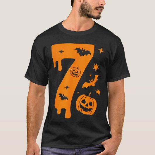Nummer 7 Sechs Sieben 6 7 Meme Lustiges Design Paa T-Shirt (Vorderseite)